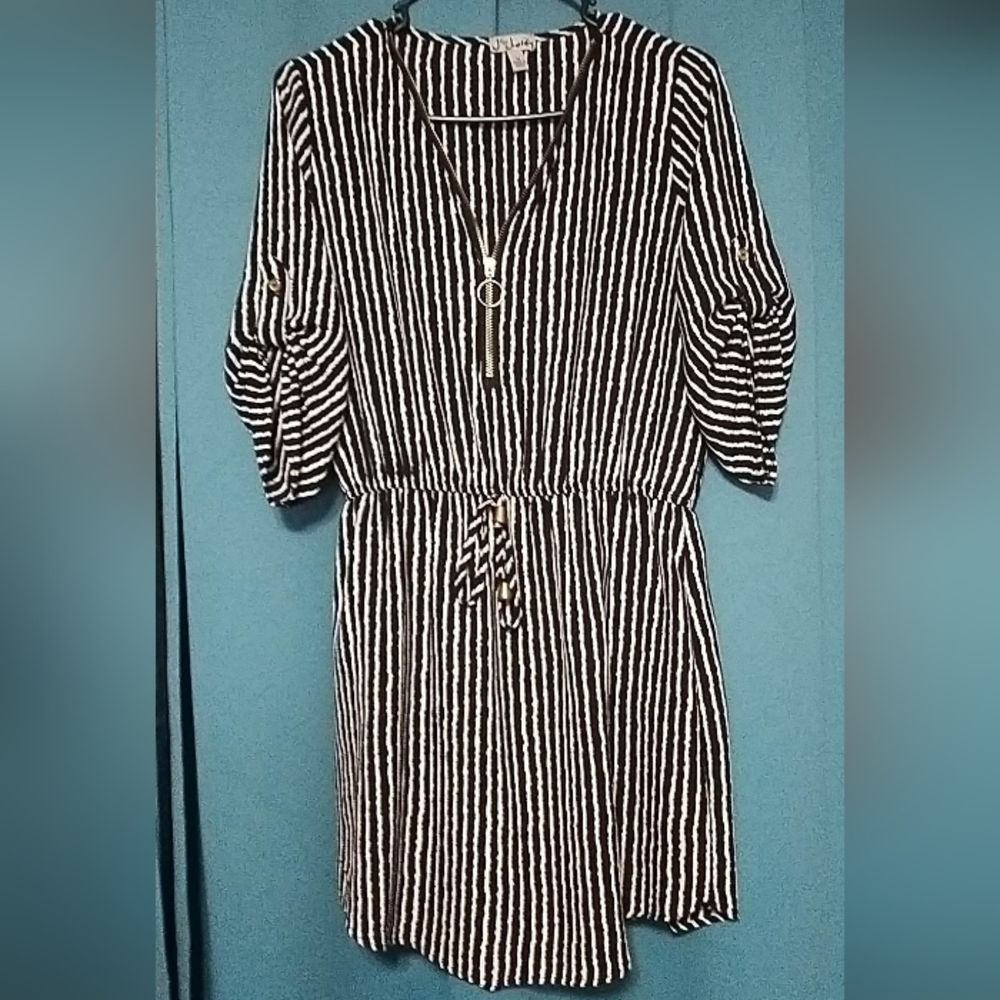 J for Justify Striped Dress.